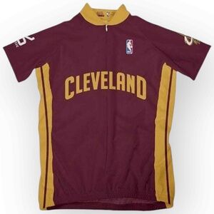 Cleveland Cavaliers Women’s Short Sleeve Cycling Jersey Small, NBA Licensed 735